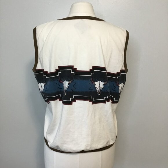 Cumberland Outfitters Western Graphic Sleeveless Top Size XL - Picture 3 of 12
